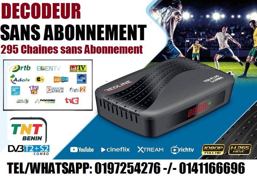 VENTE ET INSTALLATIONS DES DECODEURS DE TOUTES LES MARQUES PARTOUT AU BENIN   PLUS D'INFORMATIONS :   TEL/WHATSAPP : +229 0197254276 -